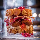 Chillie Burger @ Clever East Restaurant - Food Photography © David Cantwell Photography