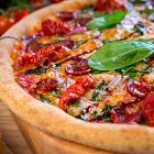 Mediterranean Pizza @ Four Start Pizza - Food Photography © David Cantwell Photography